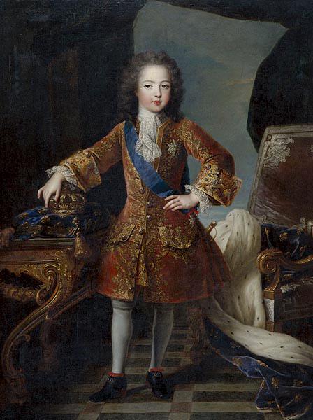 Circle of Pierre Gobert Portrait of King Louis XV oil painting picture